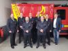 v.l.n.r. Kdt. Michael Denz, Christian Dreher, KFV Vorsitzenden Fritsch, Alwin Frech, Klaus Schmalhofer, Torsten Maas, Roland Dreher, BM Konstantin Braun